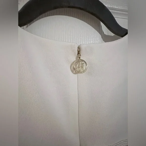 Tommy Hilfiger color block scuba asymmetrical sheath dress size 2 - Picture 7 of 8